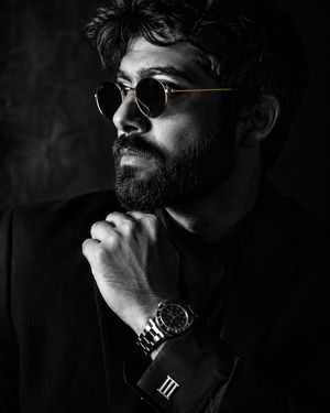 Black and white luxury studio portrait preview image