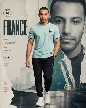 Football fashion themed poster preview image