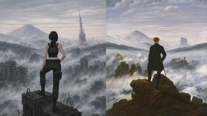 Cyberpunk Wanderer Above the Sea of Fog (preview image)