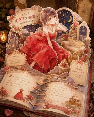 Personalized pop-up fairy tale book preview image
