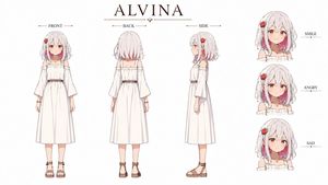 Alvina anime character reference image (preview image)