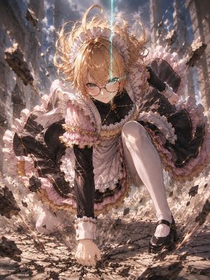 Gothic Maid Superhero Landing Preview Image