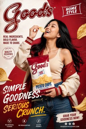 High-end fashion advertising poster preview image