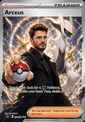 Anime-style Pokémon Trainer Card Preview Image