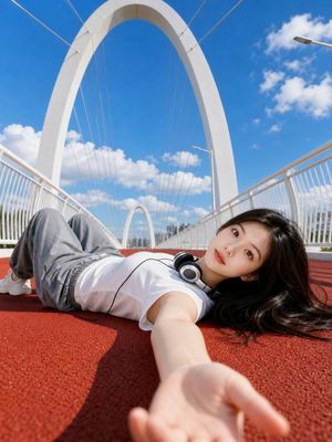 Summer bridge runway portrait preview image