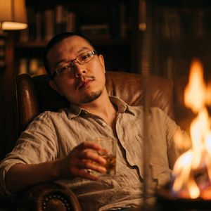 Warm fireplace portrait conversion preview image