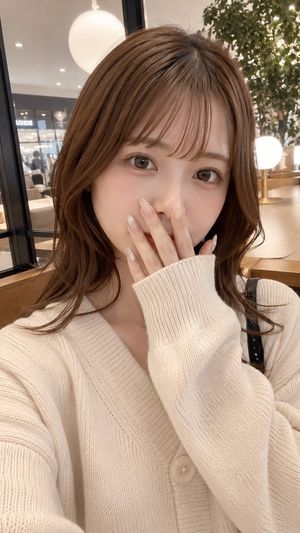 Cafe selfie preview image with privacy screen