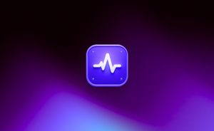 Glowing 3D Heartbeat App Icon Preview Image