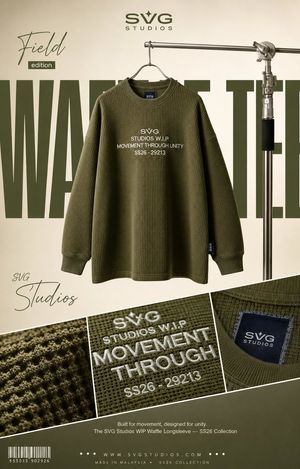 High-end fashion editorial style promotional poster preview image