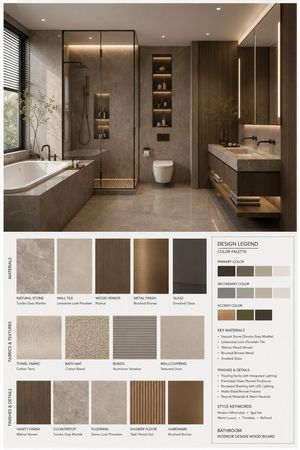 Interior Design Mood Board Generator Preview Image