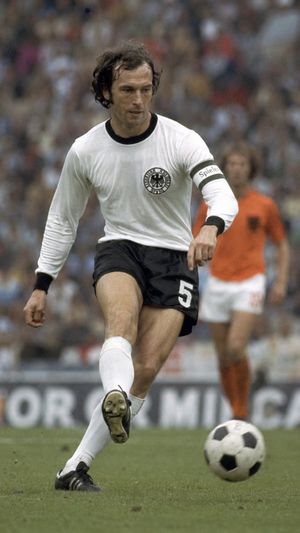 Retro Franz Beckenbauer football stadium portrait preview image