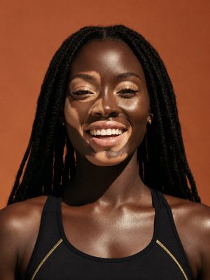 High-fashion studio portrait preview image