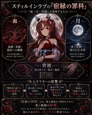 哥特风动漫象征主义信息图 preview image