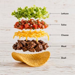 Explosive food infographic composition preview image