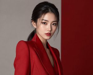 Luxury Korean fashion magazine portrait preview image