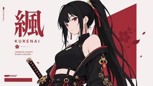 Kurenai Flat Anime Poster Preview Image