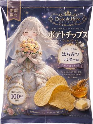 奢华动漫公主风薯片包装袋 preview image