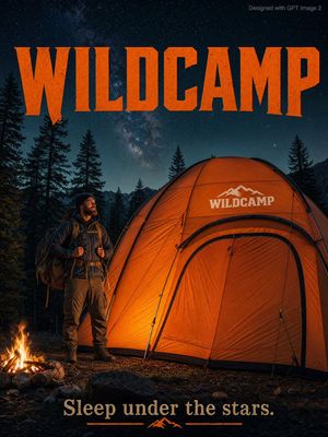 Hardcore outdoor adventure advertising poster preview image