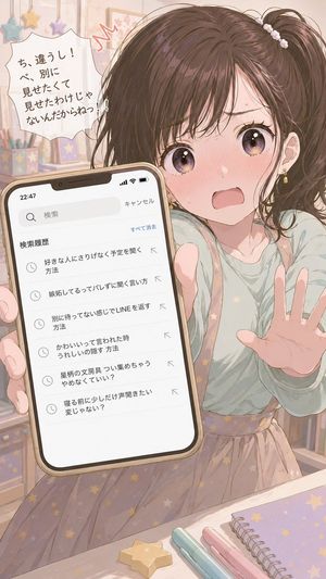Character search history UI preview image