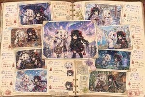Character Memory Album Illustration Preview Image