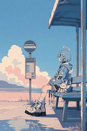 Minimalist Retro Anime Template Preview Image