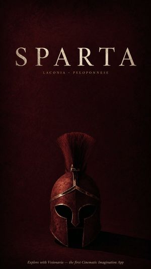 Cinematic Spartan Helmet Poster Preview Image