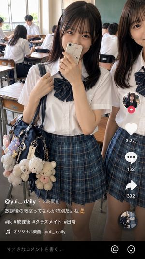 Screenshot of a short video previewing a Japanese classroom.