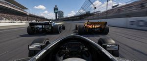 Ultrawide Indy racing cockpit preview image