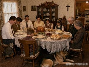A bizarre Thanksgiving family dinner preview image