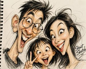 Bizarre Fashion Satirical Sketch Preview Image