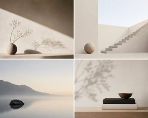 Minimalist concept scene description preview image