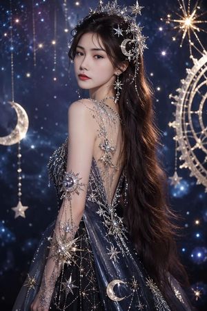 Starry Sky Fantasy Dress Portrait Preview Image