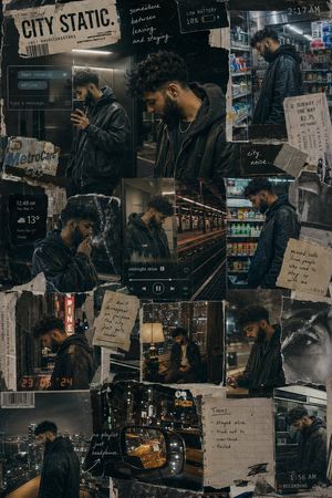 Urban Life Mixed Media Collage Preview Image