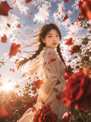 Portrait of Roses in the Wind (preview image)
