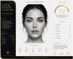 Luxury Facial Harmony Analysis Report (Preview Image)