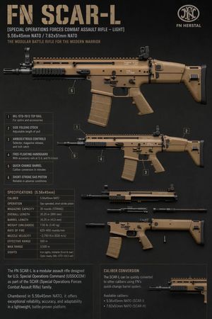 FN SCAR-L Tactical Specifications Preview Image