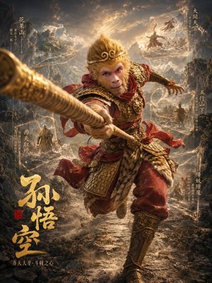 Epic Sun Wukong Fantasy Poster Preview Image