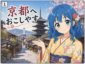Kyoto Anime Tourism Meme Panel Preview Image
