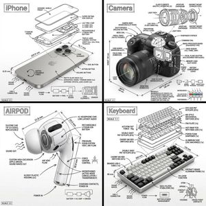 Technical manual infographic style preview image