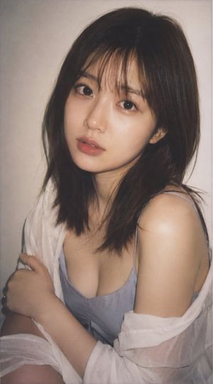 Japanese woman Polaroid portrait preview image