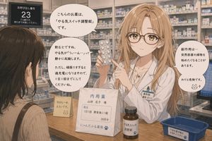 Anime character pharmacist redesign preview image
