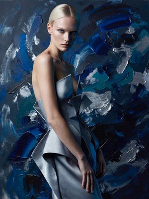 Anonymous haute couture portrait preview image