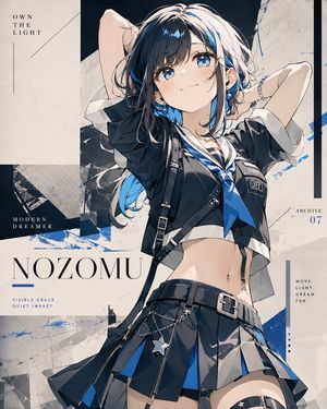 Nozomu Anime Fashion Poster Preview Image