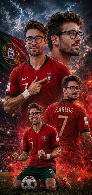Cinematic-quality football poster portrait preview image