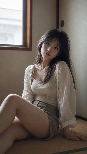 Minimalist Japanese-style interior portrait preview image