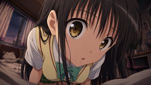 cinematic anime girl close-up preview image