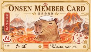 复古温泉会员卡 preview image