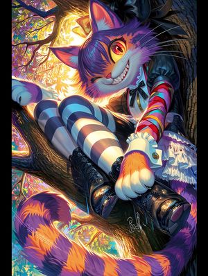 暗黑波普风柴郡猫少女 preview image